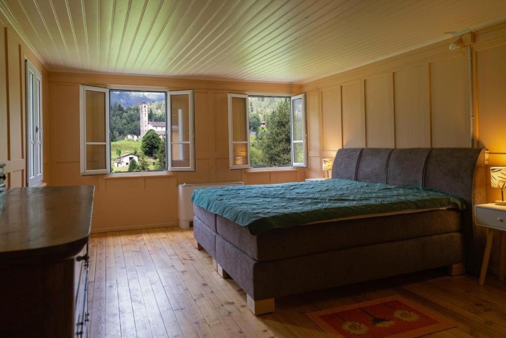Casa Dorino - Luogo Idilliaco, Ideale Per Famiglie, Terrazza Ed Ampio Giardino, Vista Montagne, Sauna Privata Rodi Kültér fotó