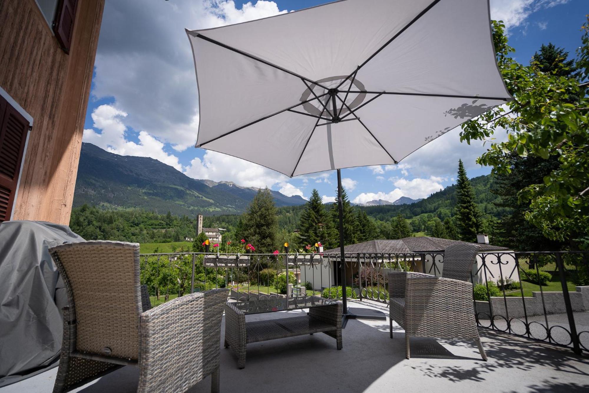 Casa Dorino - Luogo Idilliaco, Ideale Per Famiglie, Terrazza Ed Ampio Giardino, Vista Montagne, Sauna Privata Rodi Kültér fotó
